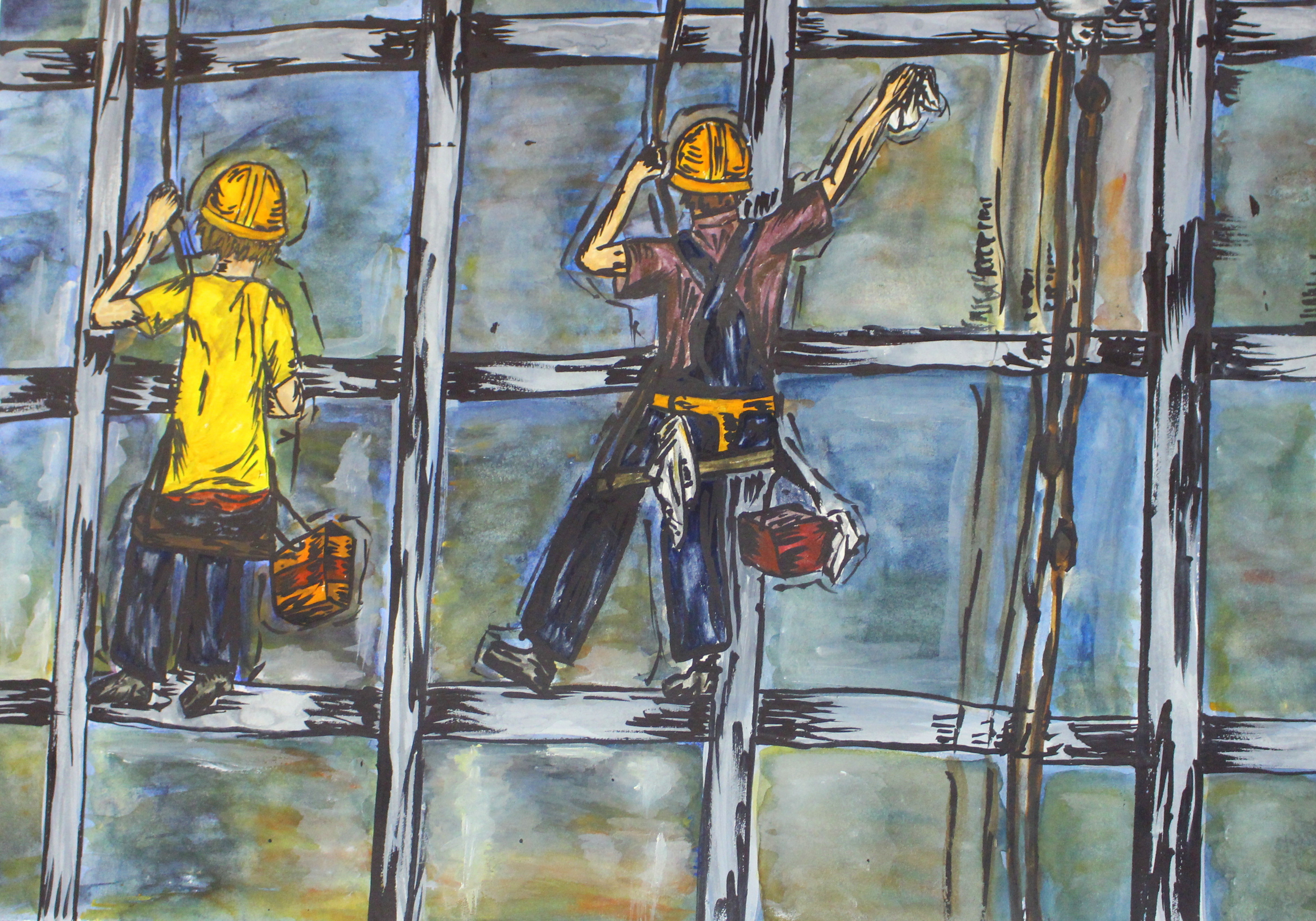 В Саратове проходит конкурс детского рисунка по охране труда